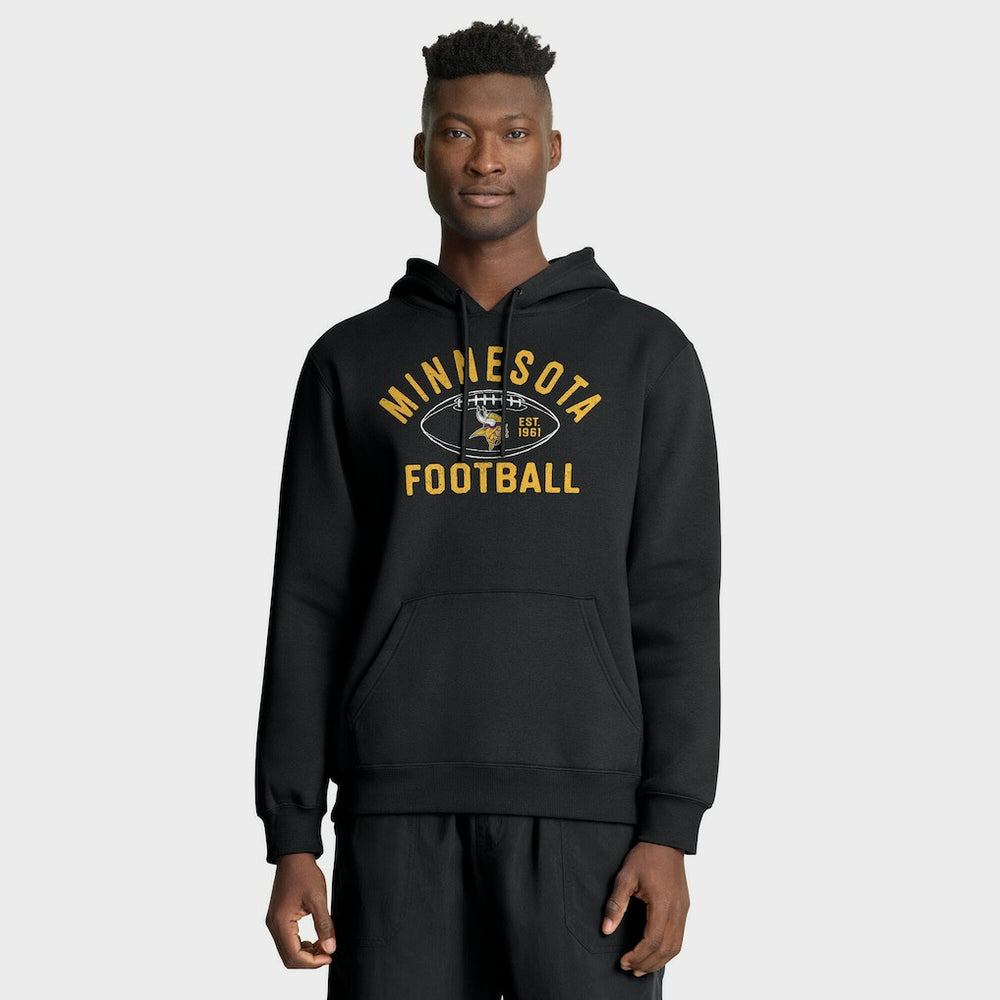 Minnesota Vikings Fumblerooski Legacy Pullover Hoodie - Black Hoodies