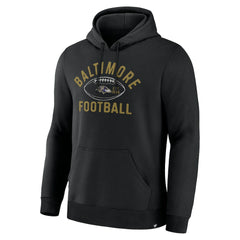 Baltimore Ravens Fumblerooski Legacy Pullover Hoodie - Black Hoodies