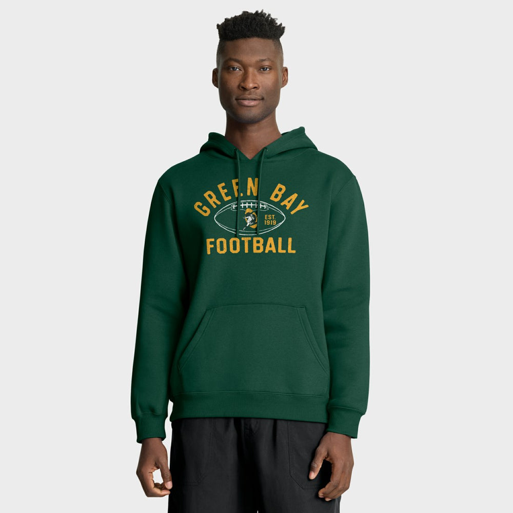 Green Bay Packers Fumblerooski Legacy Pullover Hoodie - Green Hoodies