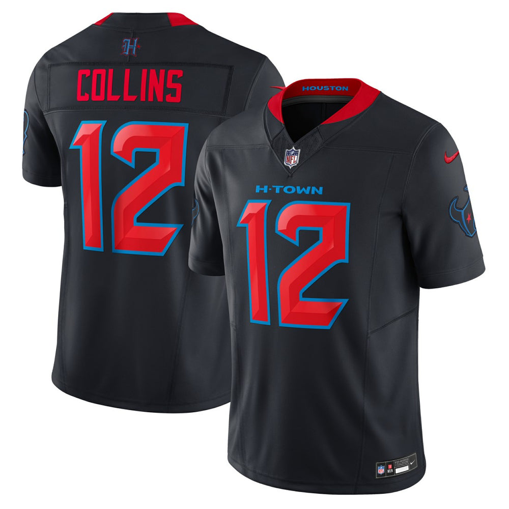 Nico Collins Houston Texans Alternate 2 Vapor F.U.S.E. Limited Jersey - Navy Jerseys