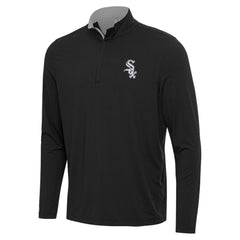 Chicago White Sox Antigua Content Quarter-Zip Top - Black Tops