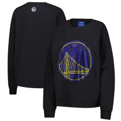Golden State Warriors Terez Women's Gemstone Logo Pullover Sweatshirt Black outlet