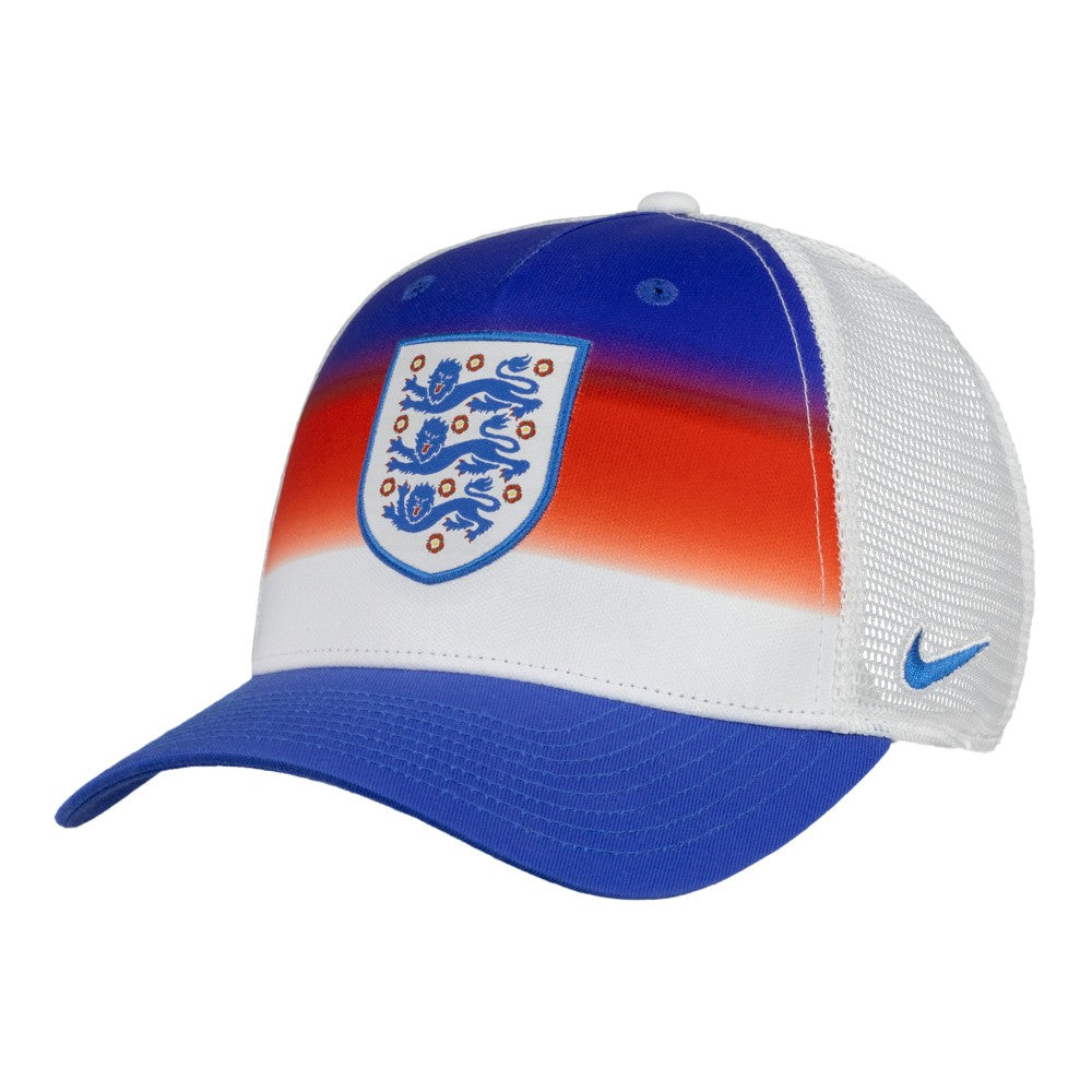 England National Team Unisex Rise Printed Trucker Adjustable Hat White - Nike for sale