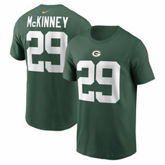 Xavier McKinney Green Bay Packers Name & Number T-Shirt - Green T-shirts