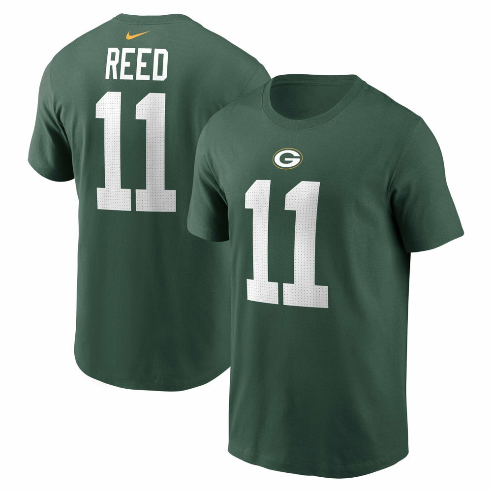Jayden Reed Green Bay Packers Name & Number T-Shirt - Green T-shirts
