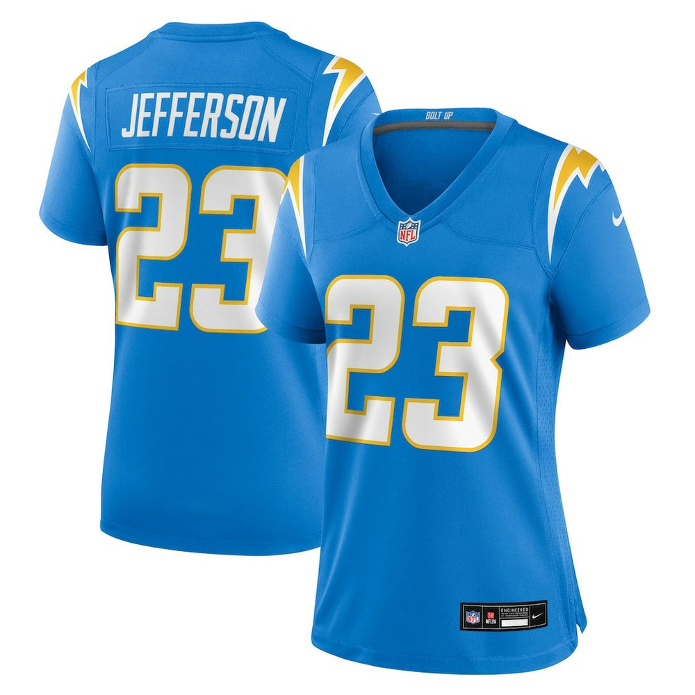Tony Jefferson Los Angeles Chargers Women's Team Game Jersey - Powder Blue Jerseys