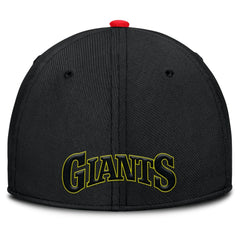 San Francisco Giants Nike Neon 90s Rise SwooshFlex Hat - Crimson/Black Hats