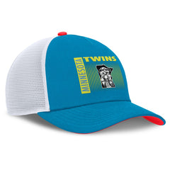 Minnesota Twins Nike Neon 90s Rise Structured Performance Adjustable Trucker Hat - Teal Hats