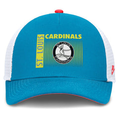 St. Louis Cardinals Nike Neon 90s Rise Structured Performance Adjustable Trucker Hat - Teal Hats