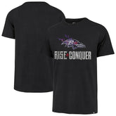 Baltimore Ravens '47 Rise and Conquer Franklin T-Shirt - Black T-shirts