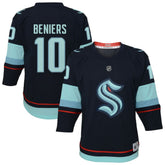 Matty Beniers Seattle Kraken Youth Alternate Replica Player Jersey - Navy | US 202439434