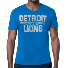 Detroit Lions Starter Retro Team Logo T-Shirt - Blue T-shirts