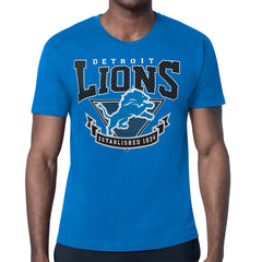 Detroit Lions Starter '80s Inspired Team Logo T-Shirt - Blue T-shirts
