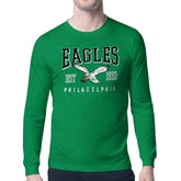 Philadelphia Eagles Starter Retro Team Logo Long Sleeve T-Shirt - Kelly Green T-shirts