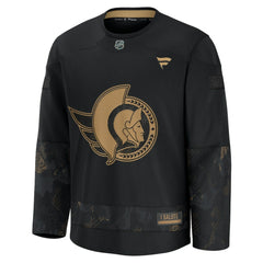 Ottawa Senators Fanatics 2024 Military Appreciation Practice Jersey - Black | US 202439747