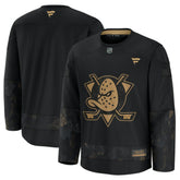 Anaheim Ducks Fanatics 2024 Military Appreciation Practice Jersey - Black | US 202439754