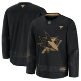 San Jose Sharks Fanatics 2024 Military Appreciation Practice Jersey - Black | US 202439755