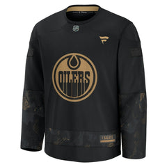 Edmonton Oilers Fanatics 2024 Military Appreciation Practice Jersey - Black | US 202439760