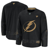 Tampa Bay Lightning Fanatics 2024 Military Appreciation Practice Jersey - Black | US 202439762