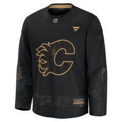 Calgary Flames Fanatics 2024 Military Appreciation Practice Jersey - Black | US 202439766