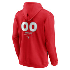 Detroit Red Wings Personalized Name & Number Midfielder Pullover Hoodie - Red | US 202441168