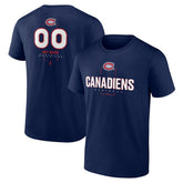 Montreal Canadiens Personalized Name & Number Midfielder T-Shirt - Navy | US 202441183