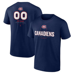 Montreal Canadiens Personalized Name & Number Midfielder T-Shirt - Navy | US 202441183