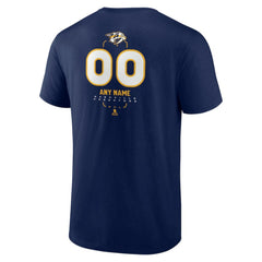 Nashville Predators Personalized Name & Number Midfielder T-Shirt - Navy | US 202441188