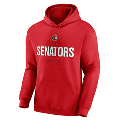 Ottawa Senators Personalized Name & Number Midfielder Pullover Hoodie - Red | US 202441207