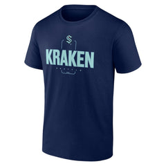 Seattle Kraken Personalized Name & Number Midfielder T-Shirt - Deep Sea Blue | US 202441213
