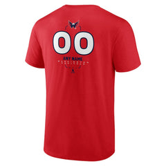 Washington Capitals Personalized Name & Number Midfielder T-Shirt - Red | US 202441223