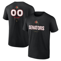 Ottawa Senators Personalized Name & Number Midfielder T-Shirt - Black | US 202441367