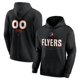 Philadelphia Flyers Personalized Name & Number Midfielder Pullover Hoodie - Black | US 202441371