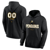 Pittsburgh Penguins Personalized Name & Number Midfielder Pullover Hoodie - Black | US 202441376