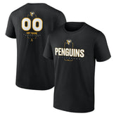 Pittsburgh Penguins Personalized Name & Number Midfielder T-Shirt - Black | US 202441377