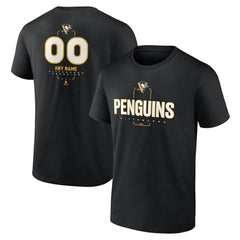 Pittsburgh Penguins Personalized Name & Number Midfielder T-Shirt - Black | US 202441377