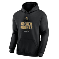 Vegas Golden Knights Personalized Name & Number Midfielder Pullover Hoodie - Black | US 202441386