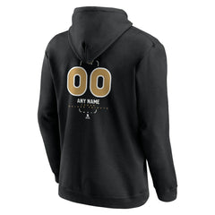 Vegas Golden Knights Personalized Name & Number Midfielder Pullover Hoodie - Black | US 202441386