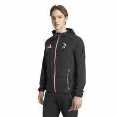 Juventus 2025/26 Tiro Vis Tech Travel Jacket Black - Adidas