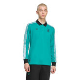 Liverpool Terrace Icons Long Sleeve Polo Green - Adidas on sale