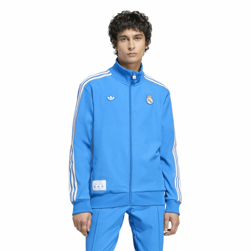 Real Madrid Terrace Icons Full-Zip Track Jacket Blue - Adidas for sale