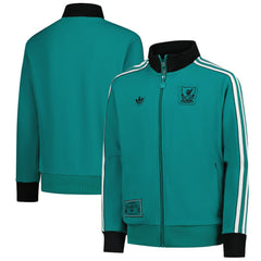 Liverpool Youth Terrace Icons Full-Zip Track Jacket Green - Adidas outlet