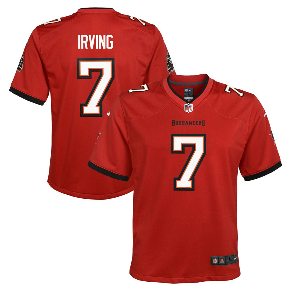 Bucky Irving Tampa Bay Buccaneers Youth Game Jersey - Red Jerseys
