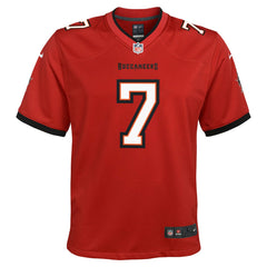 Bucky Irving Tampa Bay Buccaneers Youth Game Jersey - Red Jerseys