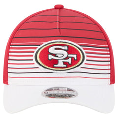San Francisco 49ers New Era Adventure Gradient 9FORTY M-Crown A-Frame Adjustable Hat - White/Scarlet Hats