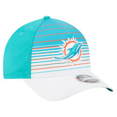Miami Dolphins New Era Adventure Gradient 9FORTY M-Crown A-Frame Adjustable Hat - White/Aqua Hats