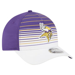 Minnesota Vikings New Era Adventure Gradient 9FORTY M-Crown A-Frame Adjustable Hat - White/Purple Hats