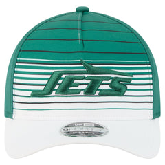 New York Jets New Era Adventure Gradient 9FORTY M-Crown A-Frame Adjustable Hat - White/Green Hats