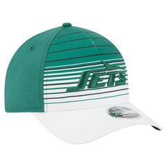 New York Jets New Era Adventure Gradient 9FORTY M-Crown A-Frame Adjustable Hat - White/Green Hats