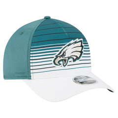 Philadelphia Eagles New Era Adventure Gradient 9FORTY M-Crown A-Frame Adjustable Hat - White/Midnight Green Hats